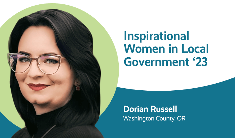 Photo of Dorian Russell, ARPA Program Manager, Washington County, Oregon