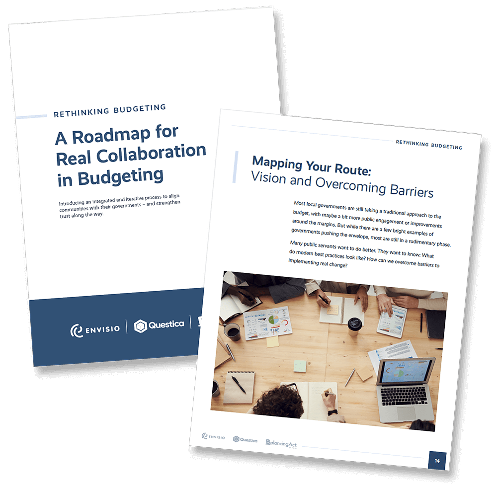 Image of the white paper Rethinking Budgeting: A Roadmap for Real Collaboration in Budgeting